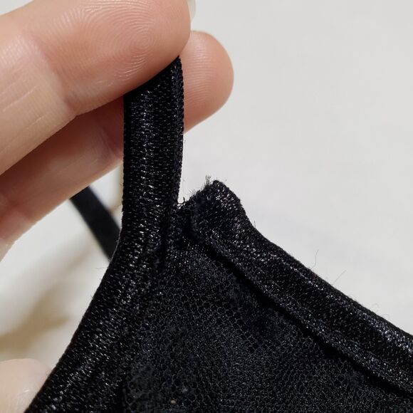 VTG 90s Y2K Maxi Dress Size L Sheer Mesh Overlay  Whimsigoth Witchy Byer Too - Picture 9 of 13